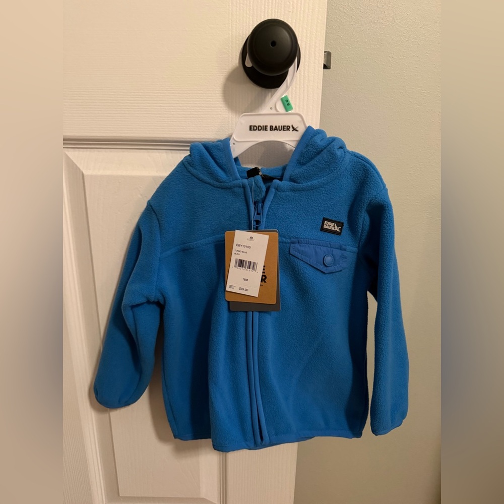 Eddie Bauer Kids Quest Fleece Turbo Blue Jacket